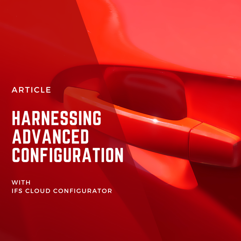 ifs cloud configurator cto